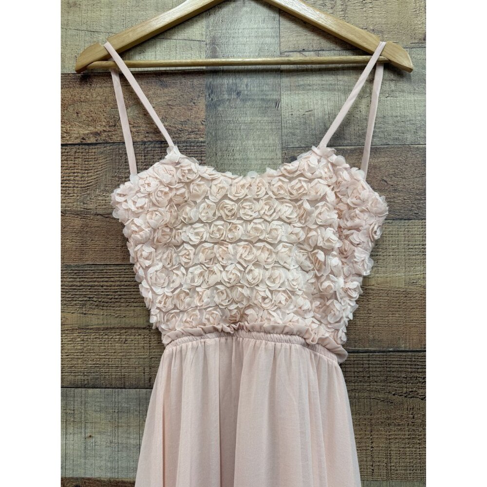 LULUS Exclusive The Prettiest Rose Light Pink Maxi Dress L - Picture 7 of 11